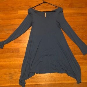 Flowy blue tunic